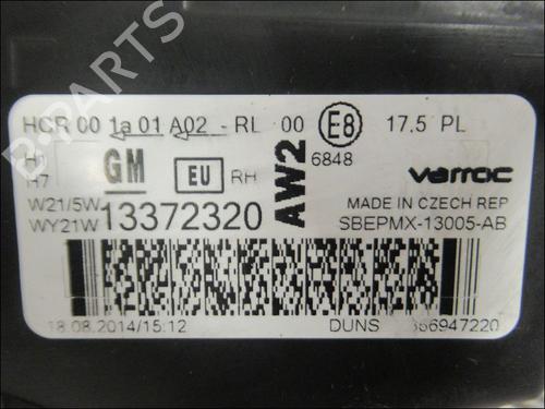 Højre forlygte OPEL MERIVA B MPV (S10) 1.4 (75) | BP29045895C29 