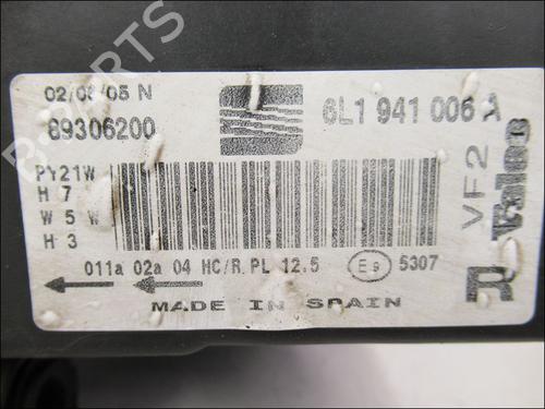 Right headlight SEAT CORDOBA (6L2) 1.9 TDI | BP17135282C29 