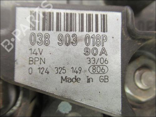 Used Alternator AUDI A3 Sportback (8PA) 1.9 TDI (105 hp) 28120769
