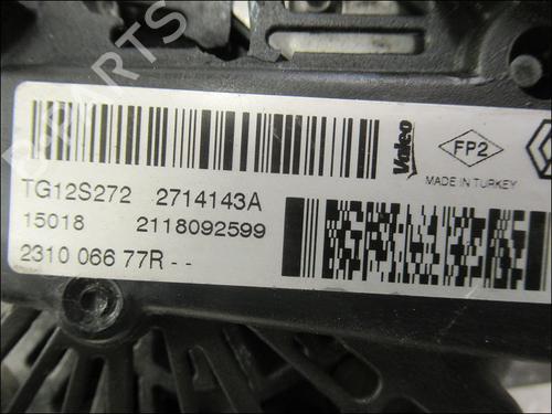 Alternator RENAULT CLIO IV (BH_) 0.9 TCe 90 (BHNF, BHMA, BHMH, BHJK, BHJR) | BP20162370M7 