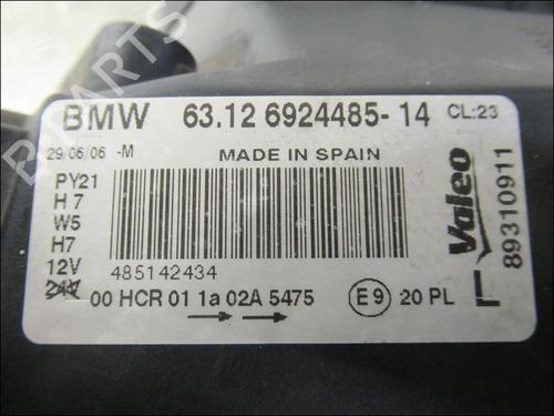 Used Left headlight BMW 1 (E87) 120 d (163 hp) 17338720