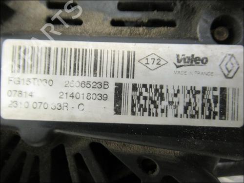 Used Alternator RENAULT GRAND SCÉNIC III (JZ0/1_) 1.6 dCi (JZ00, JZ12) (130 hp) 22441128