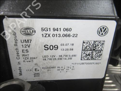 Scheinwerfer rechts für VW GOLF VII (5G1, BQ1, BE1, BE2) 2.0 TDI (150 hp) 31179810