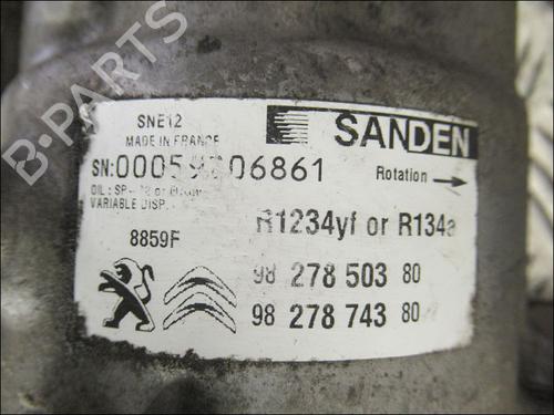 Used AC compressor PEUGEOT 208 I (CA_, CC_) 1.5 BlueHDI 100 (102 hp) 21088132
