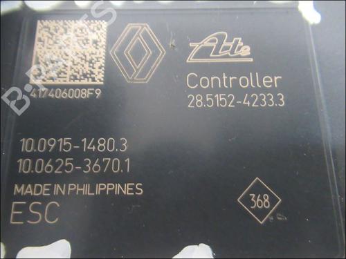 Pompe ABS RENAULT MEGANE IV Hatchback (B9A/M/N_) 1.2 TCe 130 (B9MR) (130 hp) 31984976