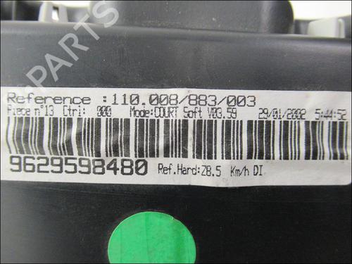Instrument cluster PEUGEOT 607 (9D, 9U) 2.2 HDi | BP15274826C47 