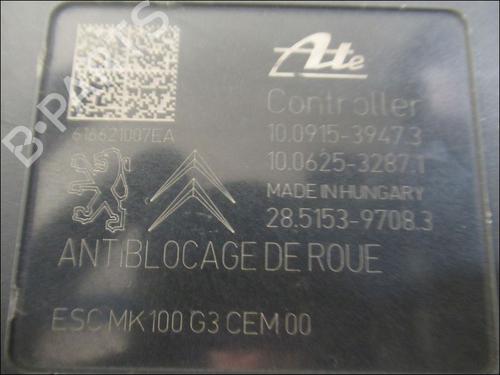 ABS pump PEUGEOT 208 I (CA_, CC_) 1.6 BlueHDi 100 | BP24480818M43