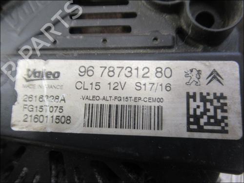 Used Alternator PEUGEOT 308 II (LB_, LP_, LW_, LH_, L3_) 1.6 GTi (L35GNH) (272 hp) 28833042