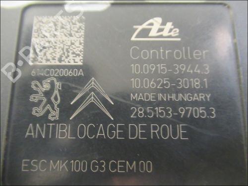 ABS Bremseaggregat CITROËN C3 II (SC_) 1.4 HDi 70 (SC8HZC, SC8HR0, SC8HP4) | BP24480822M43 