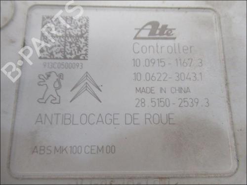 Pompe ABS CITROËN C3 II (SC_) 1.4 HDi 70 (SC8HZC, SC8HR0, SC8HP4) | BP30501684M43
