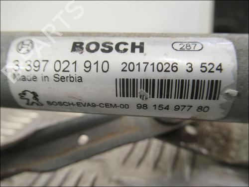 Used Front wiper motor PEUGEOT 2008 I (CU_) 1.2 VTi (82 hp) 18352098