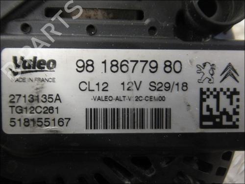 Alternator PEUGEOT 208 I (CA_, CC_) 1.2 VTI 82 | BP24651185M7