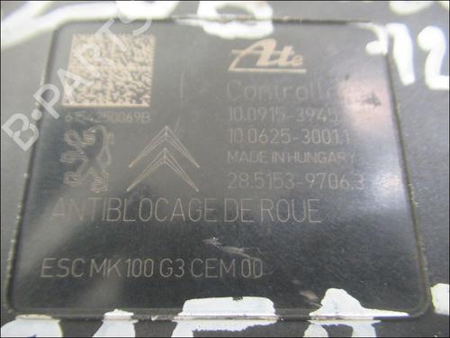 ABS pump PEUGEOT 208 I (CA_, CC_) 1.2 VTI 82 | BP24966448M43
