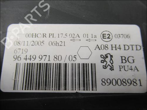 Used Right headlight PEUGEOT 1007 (KM_) 1.4 (75 hp) 18352009
