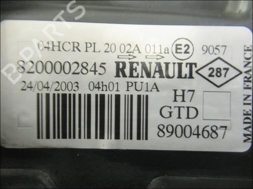 Used Left headlight RENAULT LAGUNA II (BG0/1_) 1.9 dCi (BG08, BG0G) (120 hp) 28800989