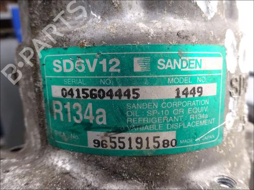Used AC compressor PEUGEOT 206 Hatchback (2A/C) 1.4 HDi eco 70 (68 hp) 15275153