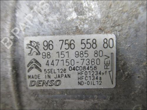 Used AC compressor PEUGEOT 208 I (CA_, CC_) 1.5 BlueHDI 100 (102 hp) 31576019