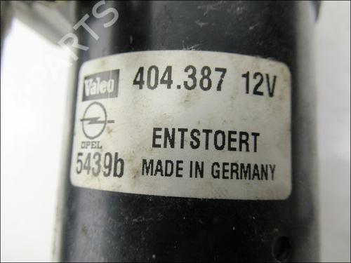 Used Front wiper motor OPEL ASTRA G Hatchback (T98) 1.6 16V (F08, F48) (101 hp) 15275700
