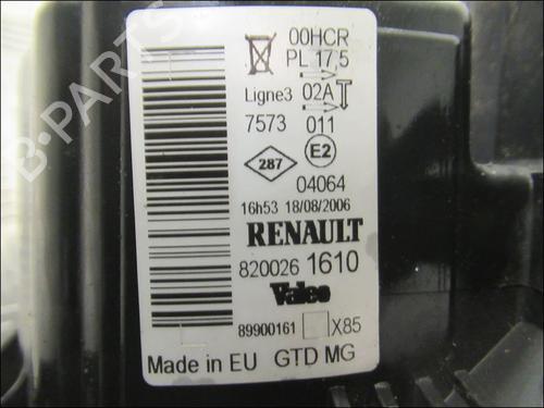 Used Left headlight RENAULT CLIO III (BR0/1, CR0/1) 1.5 dCi (BR17, CR17) (86 hp) 22399500