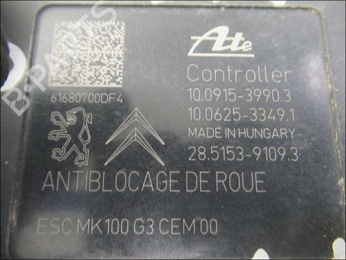 Used ABS pump PEUGEOT 2008 I (CU_) 1.6 BlueHDi 100 (100 hp) 25830134