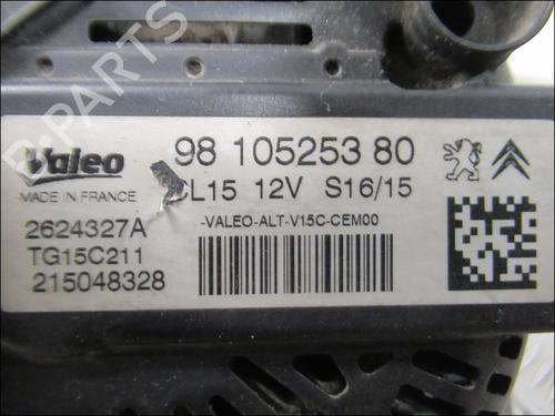Used Alternator Alternator PEUGEOT 308 II (LB_, LP_, LW_, LH_, L3_) 1.6 BlueHDi 120 (120 hp) 32178648 32178648