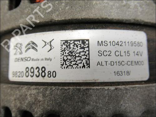Alternator PEUGEOT 308 II (LB_, LP_, LW_, LH_, L3_) 1.5 BlueHDi 130 | BP15275693M7 
