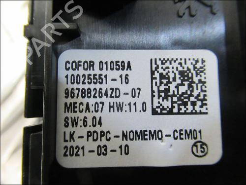 Used Left front window switch PEUGEOT 208 II (UB_, UP_, UW_, UJ_) 1.2 PureTech 100 (101 hp) 17135183