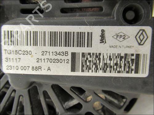 Used Alternator DACIA DUSTER (HS_) 1.5 dCi (HSMD, HSM3) (110 hp) 15275677