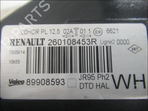 Højre forlygte RENAULT SCÉNIC III (JZ0/1_) 1.5 dCi (110 hp) 31911169