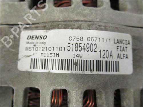 Used Alternator FIAT DOBLO Bus (263_) 1.6 D Multijet (263AXH1A, 263AXL11, 263AXH1B) (90 hp) 15274907