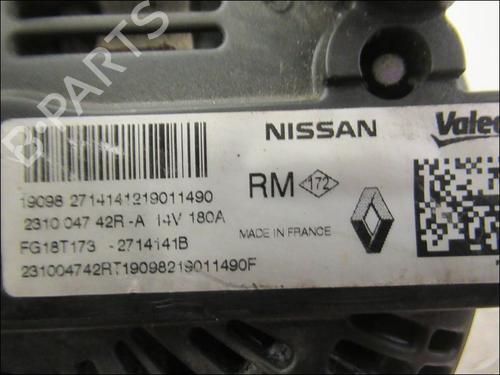 Used Alternator RENAULT SCÉNIC IV (J9_) 1.7 Blue dCi 150 (J9A7, J9A8) (150 hp) 27602427