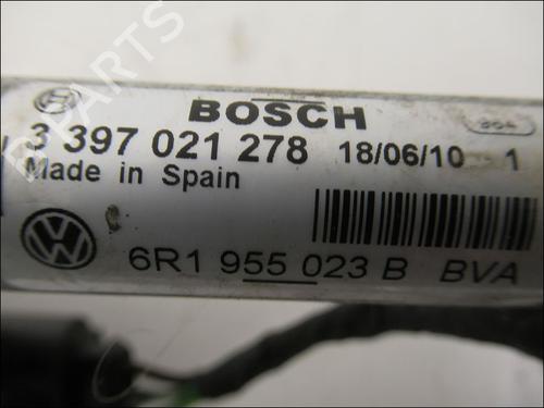 Used Front wipers mechanism VW POLO V (6R1, 6C1) 1.6 TDI (90 hp) 15274767
