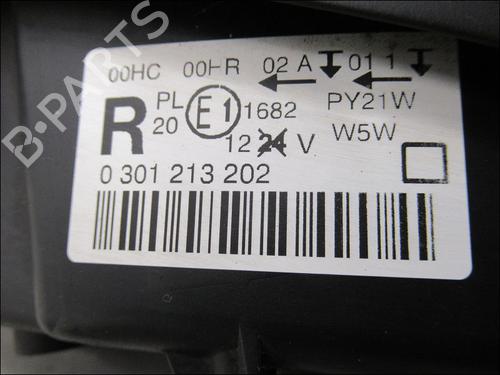 Right headlight PEUGEOT 407 (6D_) 2.0 HDi 135 (6DRHRH, 6DRHRE, 6DRHRG, 6DRHRJ) | BP15274571C29 