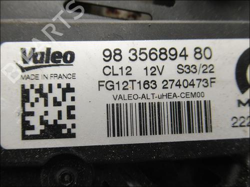 Used Alternator CITROËN C3 III Van (SX_, SY_) PureTech 82 (83 hp) 20314037