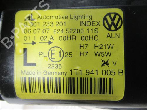 Left headlight VW TOURAN (1T1, 1T2) 1.9 TDI | BP31911170C28