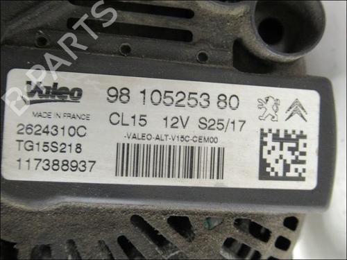 Alternator PEUGEOT 308 II (LB_, LP_, LW_, LH_, L3_) 1.6 HDi 100 | BP15275650M7