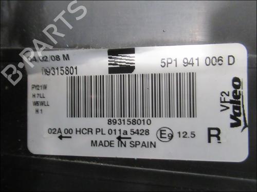 Used Right headlight SEAT LEON (1P1) 2.0 TDI 16V (140 hp) 29757437