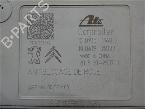 Used ABS pump CITROËN C3 II (SC_) 1.4 HDi 70 (SC8HZC, SC8HR0, SC8HP4) (68 hp) 15275127