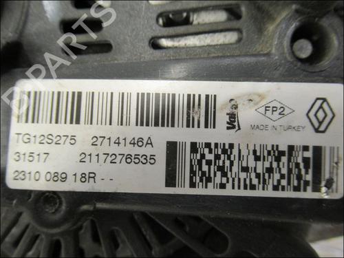 Used Alternator RENAULT CLIO IV (BH_) 1.5 dCi 90 (90 hp) 18351668
