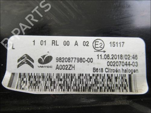 Used Left daytime light CITROËN C3 III (SX) 1.2 VTi 68 (68 hp) 19932353