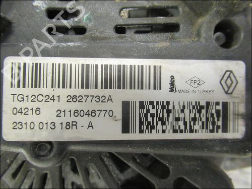 Used Alternator RENAULT CLIO IV (BH_) 1.5 dCi 75 (75 hp) 17175470