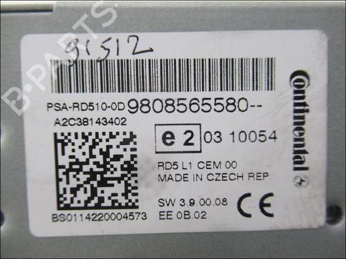 Radio CITROËN C4 II (NC_) 1.6 HDi 115 | BP20181075E6 