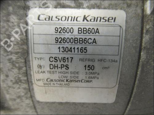 AC compressor NISSAN QASHQAI II (J11, J11_) 1.6 dCi | BP29393360M34