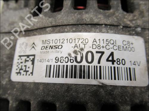 Alternator PEUGEOT 208 I (CA_, CC_) 1.0 VTi | BP15275484M7 