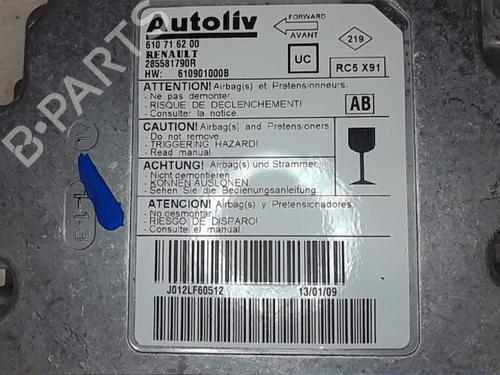 Used ECU airbags RENAULT LAGUNA Coupe (DT0/1) 2.0 dCi (DT01, DT08, DT09, DT0K, DT12, DT1C, DT1D, DT1M,... (150 hp) 18898086