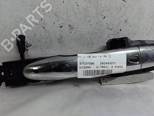 Used Front right exterior door handle NISSAN X-TRAIL III (T32_, T32R, T32RR) 2.0 dCi ALL MODE 4x4-i (NT32) (177 hp) 22306881
