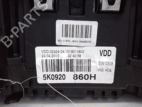 Used Instrument cluster Instrument cluster VW GOLF VI (5K1) 1.4 (80 hp) 13840225 13840225
