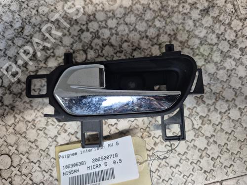 Used Front left interior door handle NISSAN MICRA V (K14) 0.9 IG-T (90 hp) 25125765