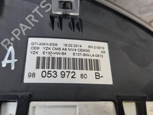 Instrument cluster PEUGEOT 208 I (CA_, CC_) 1.6 GTi | BP29845860C47