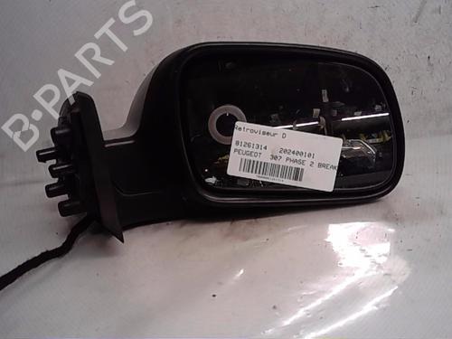 Right mirror PEUGEOT 307 Break (3E) 1.6 HDi 110 | BP16849524C27 